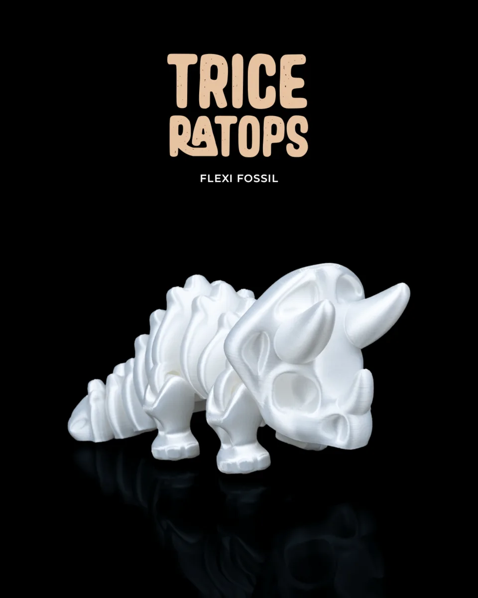 Triceratops Flexi Fossil