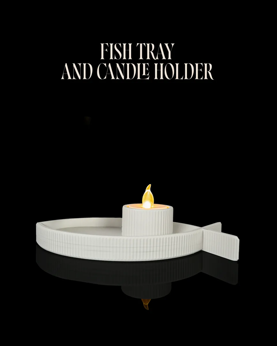Fish Tray and Candle Holder