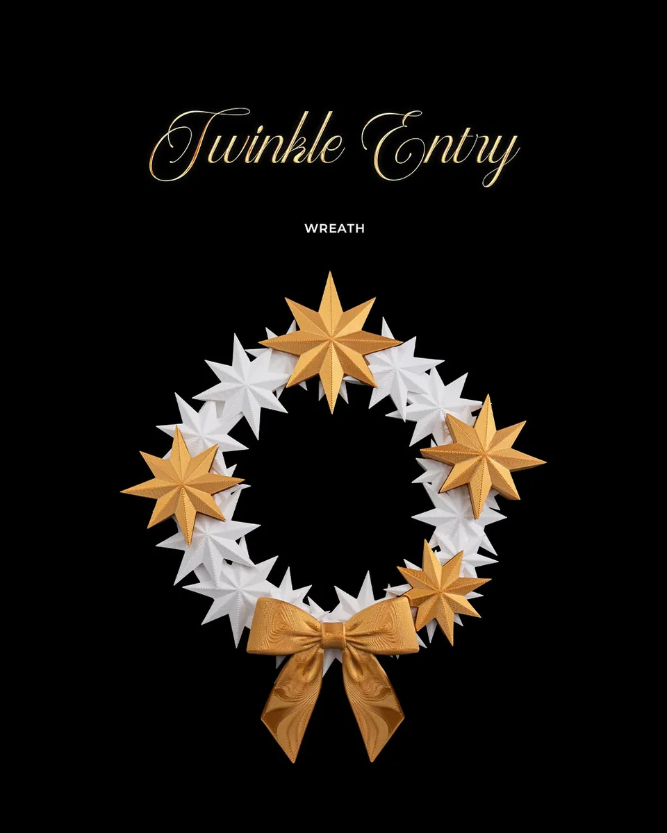 Twinkle Entry - Wreath