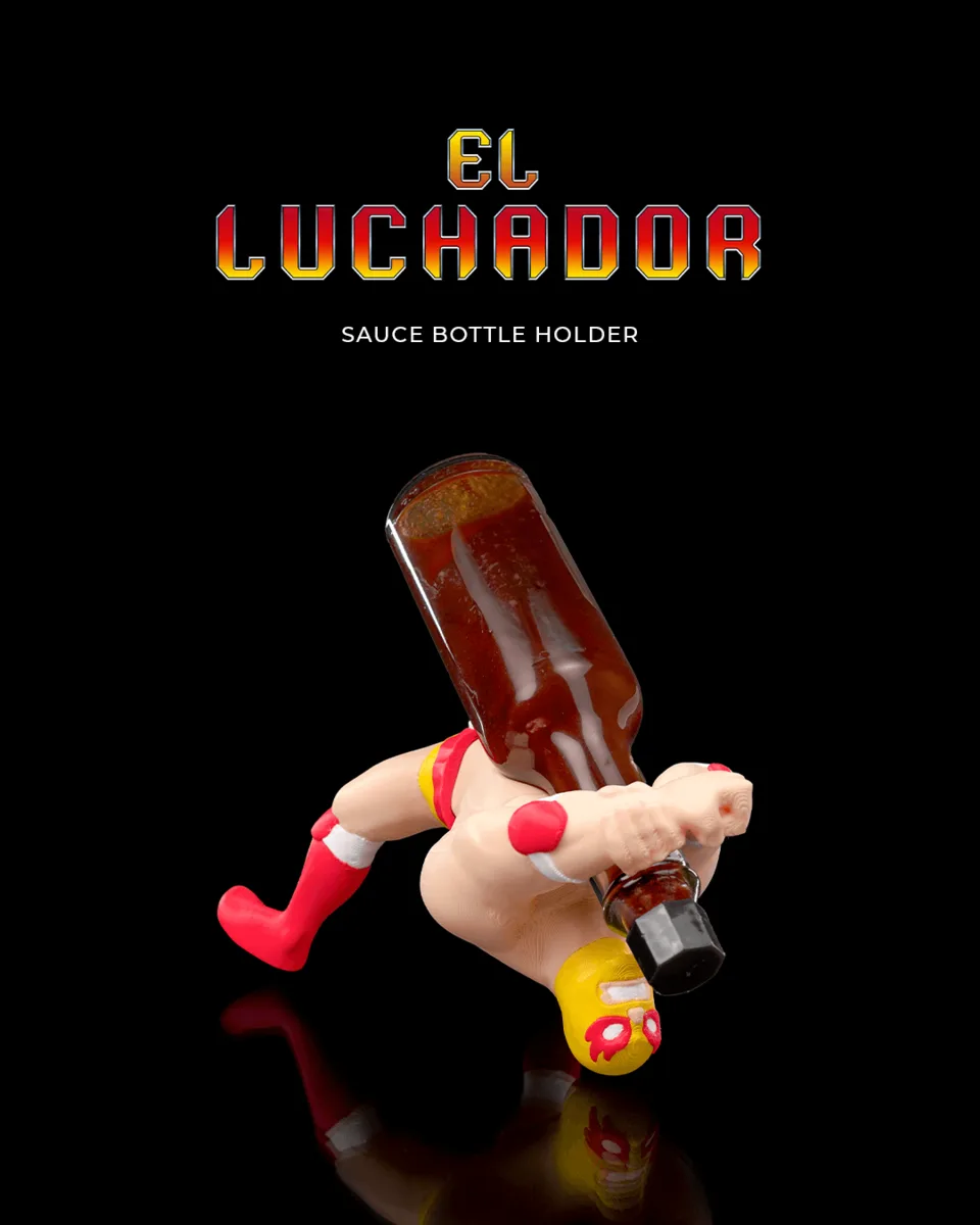El Luchador - Sauce Bottle Holder