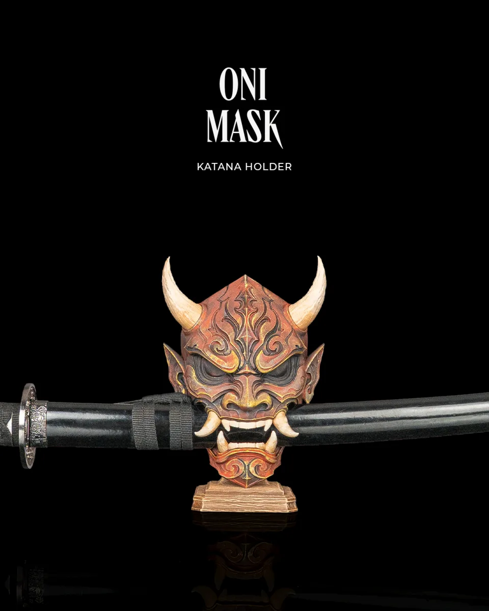 Oni Mask - Katana Holder