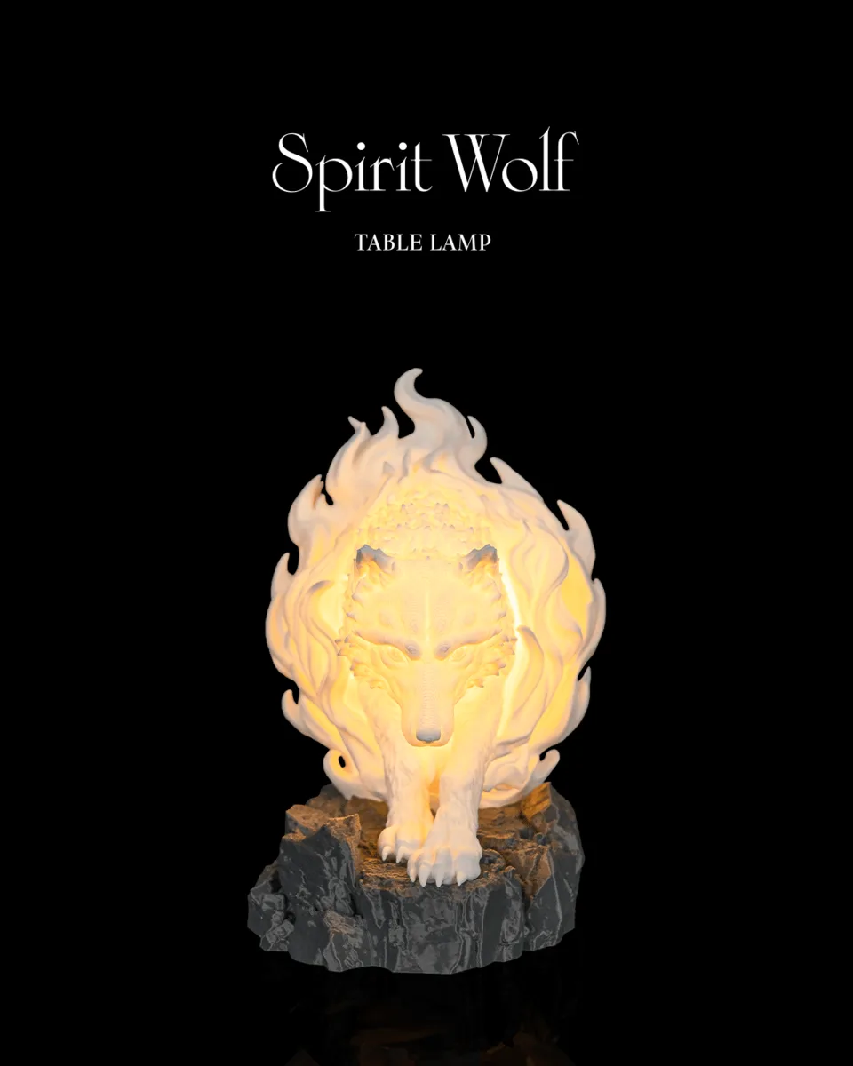 Spirit Wolf - Table Lamp