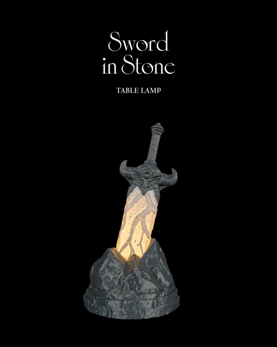 Sword in Stone - Table Lamp