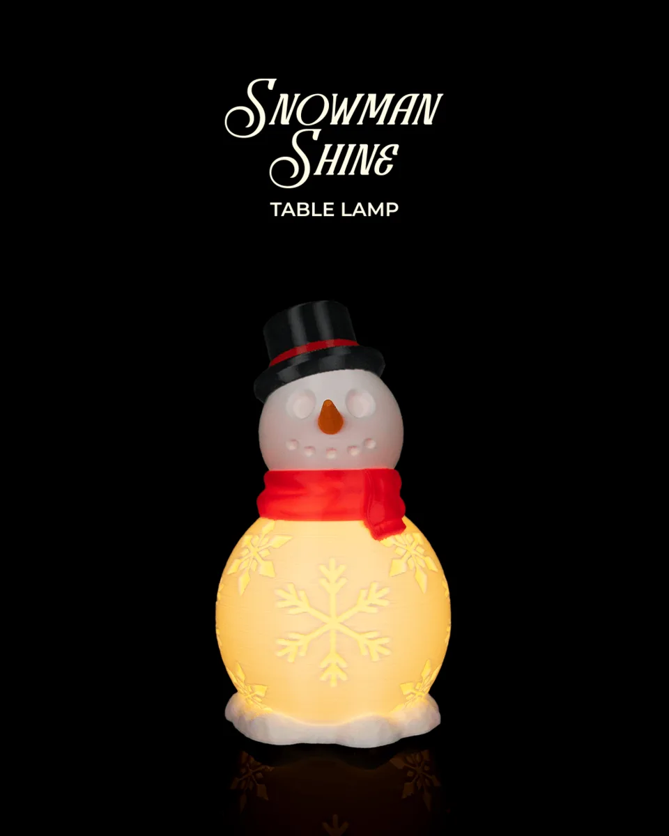 Snowman Shine - Table Lamp